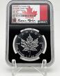 Canada 2020 W 50$ Burnished Gold Maple Leaf 1oz Gold Coin NGC MS70