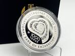 Kazakhstan 1000 Tenge 2024 Peace to your home SLEEPY CAT 1 oz Silver Gold Gilded Coin