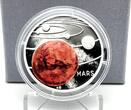 Niue 1$ 2020 SOLAR SYSTEM MARS The Red Planet Colour 1 oz Silver coin