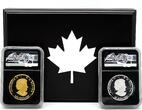 Canada 250$ 2020 PROUD BALD EAGLE 2 oz Gold Coin & 1 oz Silver Coin NGC PF70