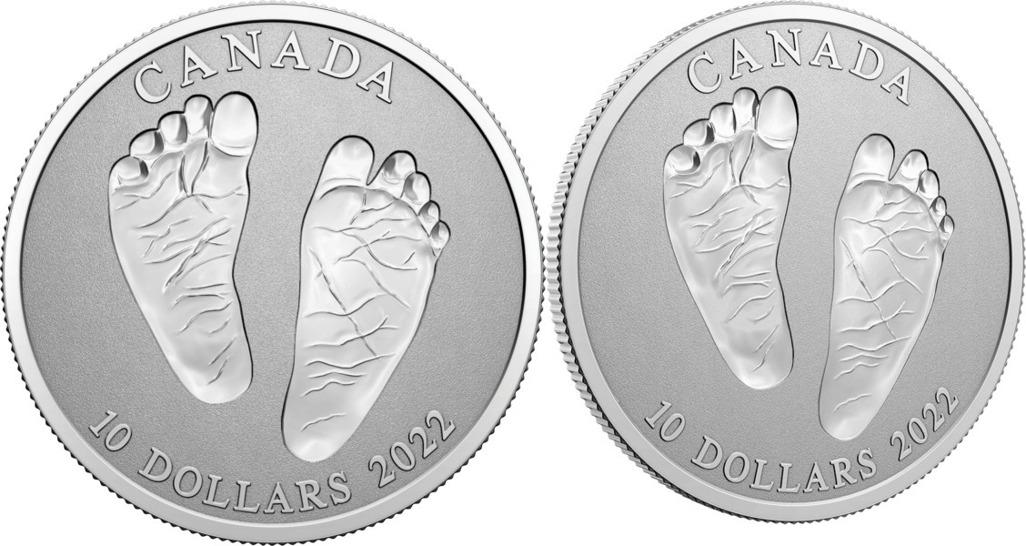 Kanada Canada 2022 10 Baby Gift to the World 1/2 oz Silver