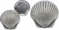 Fiji 2$ Fiji 2019 2$ Castaway Seashell Scallop 1 oz Pure Silver Coin -