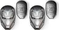 Fiji 5$ Fiji 2019 5$ MARVEL IRON MAN MASK Avengers Infinity War 2 oz Pure Silver Coin -