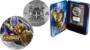 Fiji 2$ Fiji 2018 2$ MARVEL THANOS Avengers Infinity War 2 oz Pure Silver Coin -