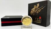 Australia WAR ANZAC Spirit Baptism of Fire 2 oz Gold Proof Coin COA#1 200$ 2015 Proof