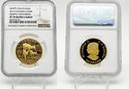 Canada 200$ 2014 WHITE TAILED DEER Quietly Exploring 1 oz Pure Gold Coin NGC PF70