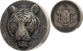 Ivory Coast 5000 Francs 2021 BIG FIVE ASIA TIGER 5 oz Silver Coin  629,00 EUR549,00 EUR kostenloser Versand