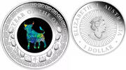 Australia 1$ 2021 Australian OPAL LUNAR YEAR OF THE OX 1 oz Silver Coin  329,99 EUR kostenloser Versand