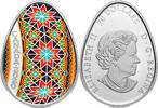 Canada 20$ Canada 2020 20$ Traditional Ukrainian Pysanka 1 oz Pure Silver Coin #5 -