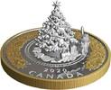 Canada 50$ Canada 2020 50$ Christmas Train Tree 5 oz Pure Silver Coin #1 -
