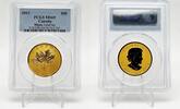 Canada 50$ 2013 Gold Maple Leaf Fractional 1 oz Pure Gold Coin PCGS MS69