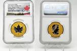 Canada 200$ 2018 30th Anniversary of the Silver Maple Leaf 1 oz Pure Gold Coin NGC PF70