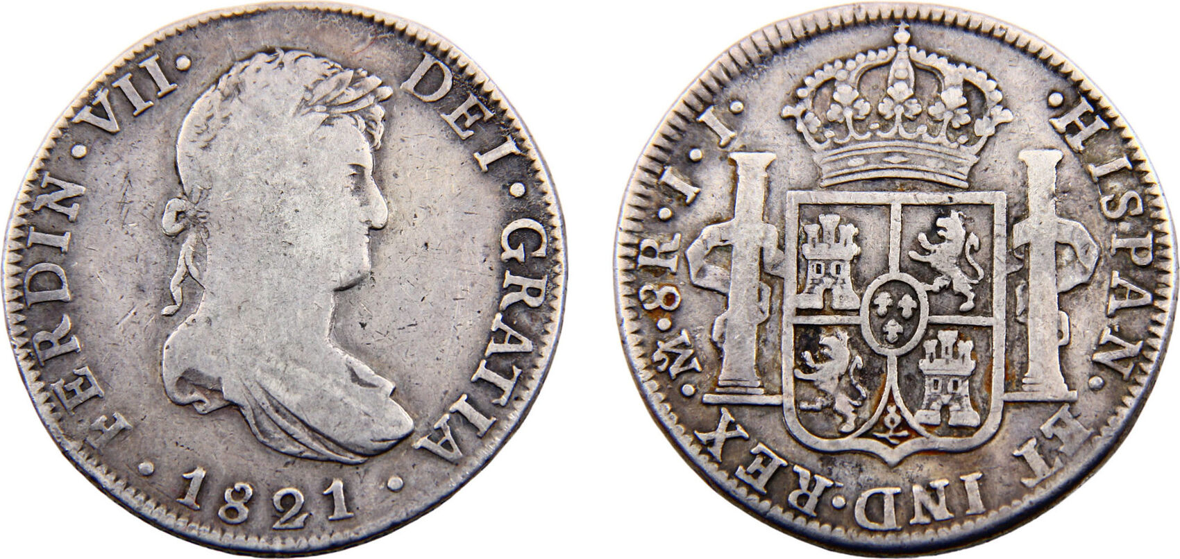 1821 Mo JJ Mexico City mi Mexico Spanish colony Fernando VII 1821 Mo JJ