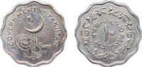 Pakistan 10 Paisa Pakistan Islamic Republic 1961 10 Paisa Copper-nickel (31090000) 5g UNC KM 21 Schön 21 -