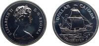 Canada 1 Dollar Canada Commonwealth 1979 1 Dollar - Elizabeth II (Griffon) Silver (.500) Ottawa Mint (688671) 23.328g BU Ch RC-808 KM 124 -