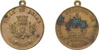France Medal France Third Republic 1876 Medal - Concours regional de Reims Brass 10.1g AU -