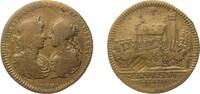 France Jeton France Kingdom ND Jeton (Lentree DV Legat a Paris Marie Therese) Brass 4.95g VF -