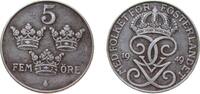 Sweden 5 Öre Sweden Kingdom 1949 5 Öre - Gustaf V Iron Stockholm Mint (7656640) 6.95g XF KM 812 Schön 42 -