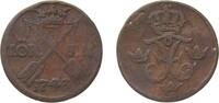 Sweden 1 Öre Silvermynt Sweden Kingdom 1743 1 Öre Silvermynt - Frederick I Copper Stockholm Mint (99900) 13.8g VF KM 416 -