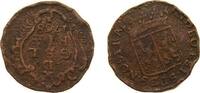 Netherlands 1 Duit Netherlands Dutch Republic Province of Gelderland 1768 Duit Copper 2.25g VF KM 93 Ver 20.2 HPM 1017 -