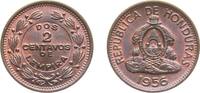 Honduras 2 Centavos Honduras Republic 1956 2 Centavos Bronze (20000000) 3g BU KM 78 Schön 24 -