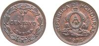 Honduras 1 Centavo Honduras Republic 1974 1 Centavo Copper clad steel 1.35g BU KM 77a Schön 34 -