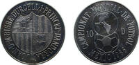 Andorra 10 Diners Andorra Principalty 1986 10 Diners - Joan Martí i Alanis (XIII FIFA World Cup) Silver (.900) Karlsruhe Mint (10000) 8g PL KM 34 -
