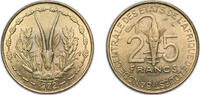 Western African States Western African States Central Bank of Western African States 1972 25 Francs CFA Aluminium bronze Paris Mint (2001600) 8g BU K