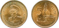 Lesotho 5 Lisente Lesotho Kingdom 1979 5 Lisente - Moshoeshoe II Nickel brass (2700000) 4g UNC KM 18 -