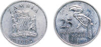Zambia 25 Ngwee 1992 Zambia Republic 1992 25 Ngwee Nickel plated steel 2... 4,40 EUR Differenzbesteuert nach §25a UStG zzgl. 10,00 EUR Versand