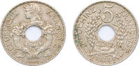 French Indochina 5 Cents French Indochina French colony 1938 5 Cents Copper-nickel Paris Mint (1480000) 4g XF KM 18 Schön 17 -