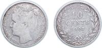 Netherlands 10 Cents Netherlands 1903 10 Cents - Wilhelmina Silver (.640) (6000000) 1.38g VF KM 135 -
