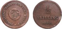 Sweden ½ Skilling Sweden Kingdom 1800 ½ Skilling Riksgälds - Gustav IV Adolf Copper (3623192) 5.15g VF KM 549 -