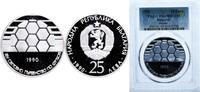 1990 Bulgarian Mint Bulgaria Peoples Republic 1990 25 Leva (World Cup) Silver (.925) Bulgarian Mint (14900) 23.33g PCGS PR 69 KM 192