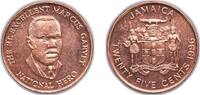 Jamaica 25 Cents 1996 Royal Mint Jamaica British colony 1996 25 Cents Co... 3,30 EUR Differenzbesteuert nach §25a UStG zzgl. 10,00 EUR Versand