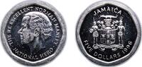 Jamaica 5 Dollars 1996 Royal Mint Jamaica British colony 1996 5 Dollars ... 3,30 EUR Differenzbesteuert nach §25a UStG zzgl. 10,00 EUR Versand