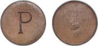 France France 1947-1955 Token - P Bronze 7.54g XF -