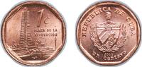 Cuba 1 Centavo Cuba Second Republic 2006 1 Centavo Copper plated steel Havana Mint 1.65g UNC KM 729 Schön 712 -