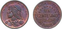 Panama 1 Centesimo Panama Republic 1968 1 Centésimo (Bronze/Brass) Bronze (43193) 3.15g UNC KM 22 Schön 22 -