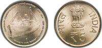 India 5 Rupees India Republic 2014 ♦ 5 Rupees (Komagata Maru incident centenary) Nickel brass Mumbai / Bombay Mint 6.01g UNC KM 444 Schön 397 -