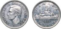 Canada 1 Dollar Canada British Dominion 1 Dollar - George VI (w/o IND:IMP:) Silver (.800) (.800 silver .200 copper) Royal Canadian Mint of Ottaw -