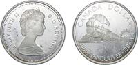 Canada 1 Dollar Canada Commonwealth 1986 1 Dollar - Elizabeth II (Centenary of Vancouver) Silver (.500) Royal Canadian Mint of Ottawa (496418) 2 -