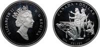 Canada 1 Dollar Canada Commonwealth 1990 1 Dollar - Elizabeth II (Henry Kelsey) Silver (.500) Royal Canadian Mint of Ottawa, (222983) 23.23g PF -