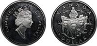 Canada 1 Dollar Canada Commonwealth 1994 1 Dollar - Elizabeth II (RCMP Northern Dog Team Patrol) Silver (.925) Royal Canadian Mint of Ottawa, (1 -