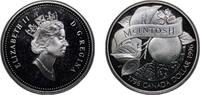 Canada 1 Dollar Canada Commonwealth 1996 1 Dollar - Elizabeth II (McIntosh Apple) Silver (.925) Royal Canadian Mint of Ottawa, (133779) 25.2g PF -