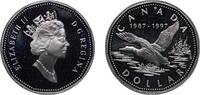Canada 1 Dollar Canada Commonwealth 1997 1 Dollar - Elizabeth II (Loonie Dollar) Silver (.925) Royal Canadian Mint of Ottawa, (24995) 25.33g PF -