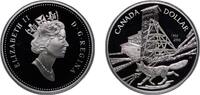 Canada 1 Dollar Canada Commonwealth 2003 1 Dollar - Elizabeth II (Discovery at Cobalt) Silver (.9999) Royal Canadian Mint of Ottawa, (88536) 25. -