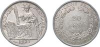French Indochina 20 Cents French Indochina French colony 1937 20 Cents Silver (.680) (17500000) 5.4g AU KM 17.1 KM 17.2 -