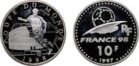 France 10 Francs France Fifth Republic 1997 10 Francs (World Cup 98, Italie) Silver (.900) (100000) 22.22g PF KM 1165 -