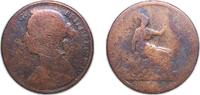 Great Britain 1 Penny Great Britain Kingdom 1889 1 Penny - Victoria (2nd portrait; 2nd type) Bronze Royal Mint (12560000) 8.33g VF KM 755 Sp 3954 Sp 3 -